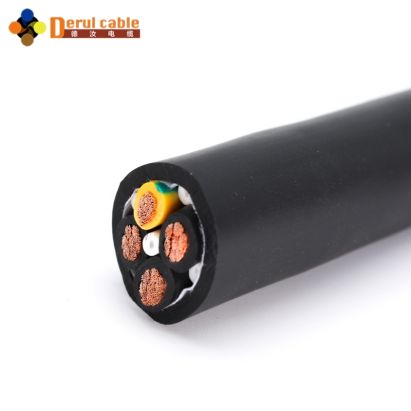 Derul 4-adriges Schleppkettenkabel mit Füllmaterial